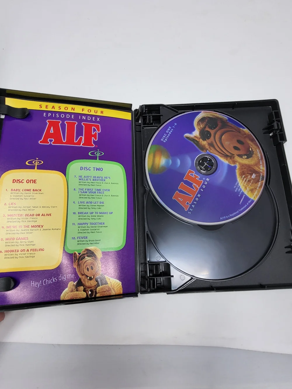 ALF DVD Box Set Seasons 1-4 - Colorful Spines (Blue, Yellow, Green, Purple)